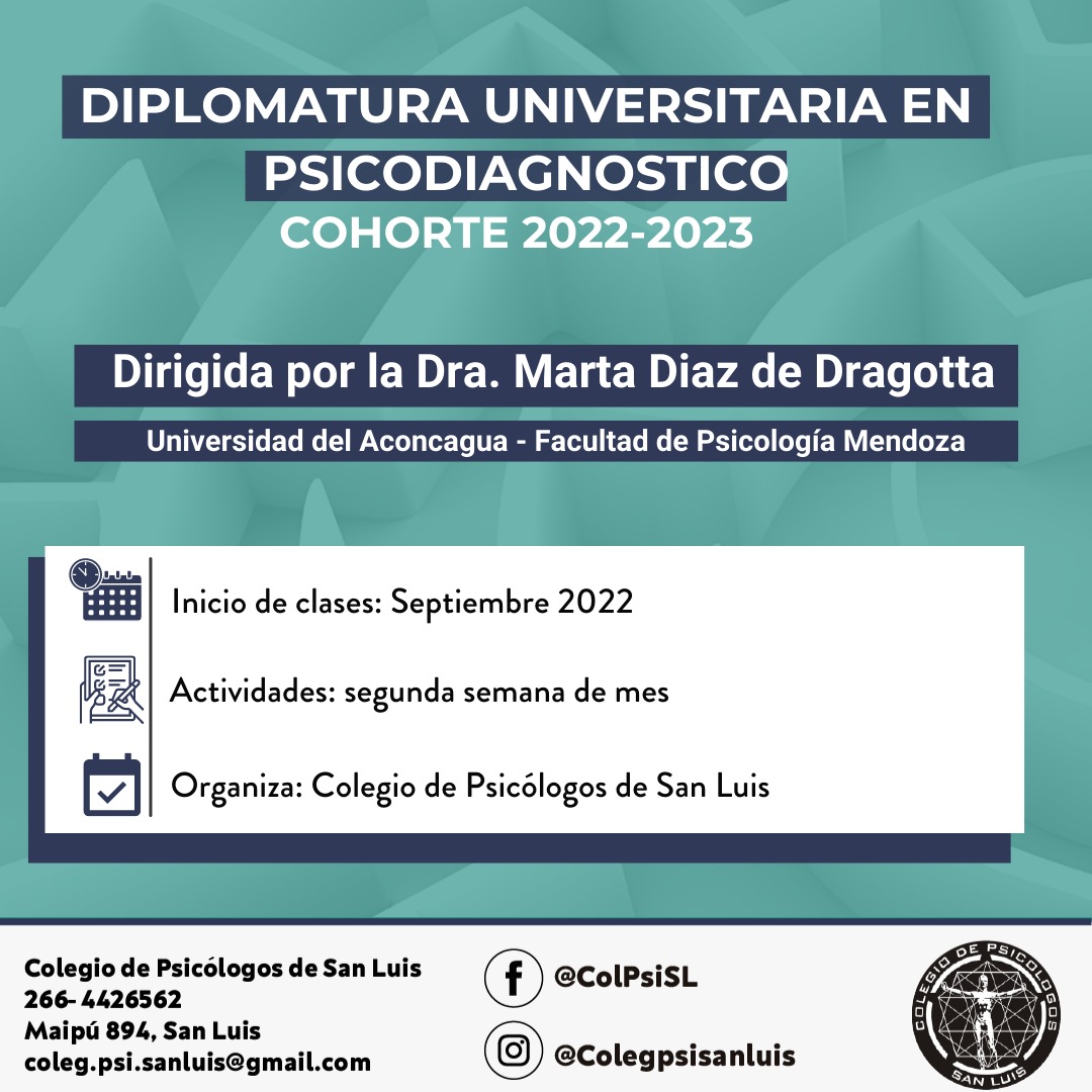Diplomatura Universitaria en Psicodiagnóstico