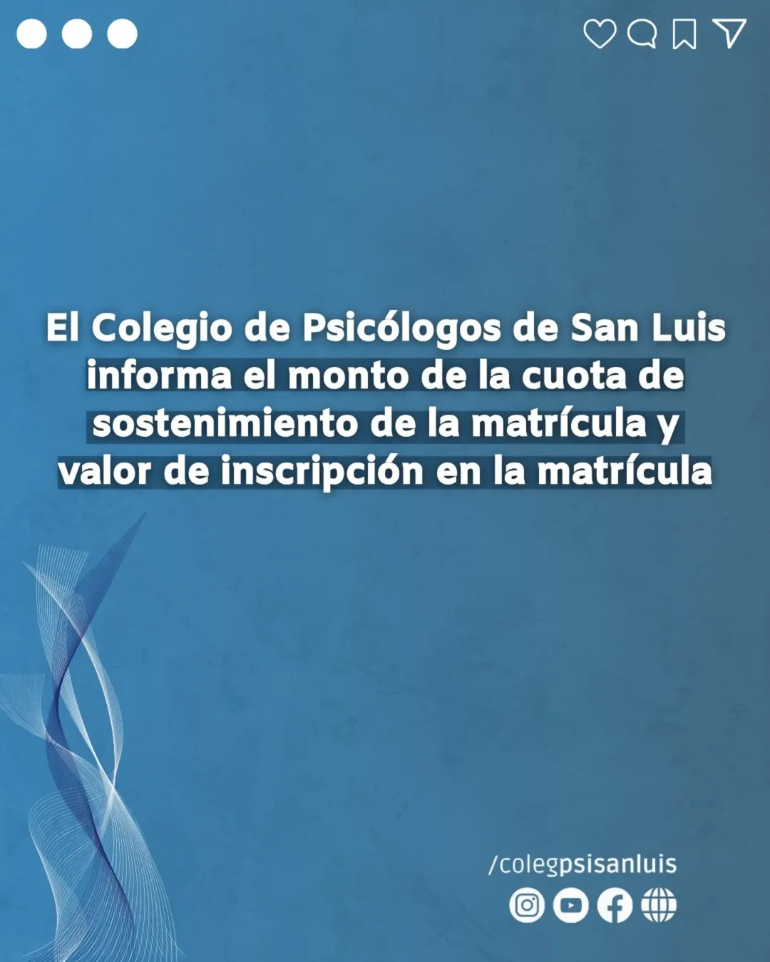 ATENCIÓN COLEGIADAS/OS ??