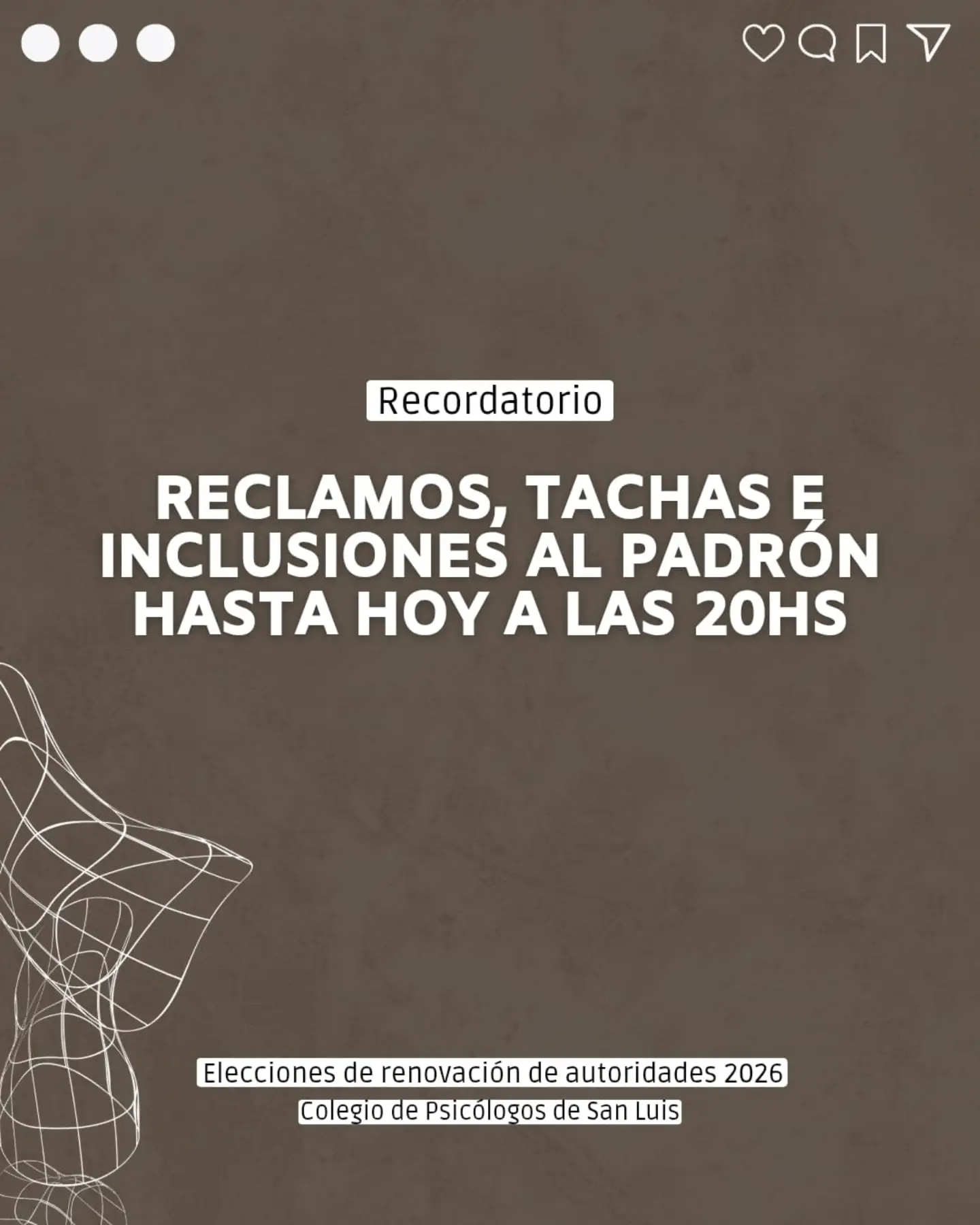 Finaliza el plazo para realizar reclamos al padrón
