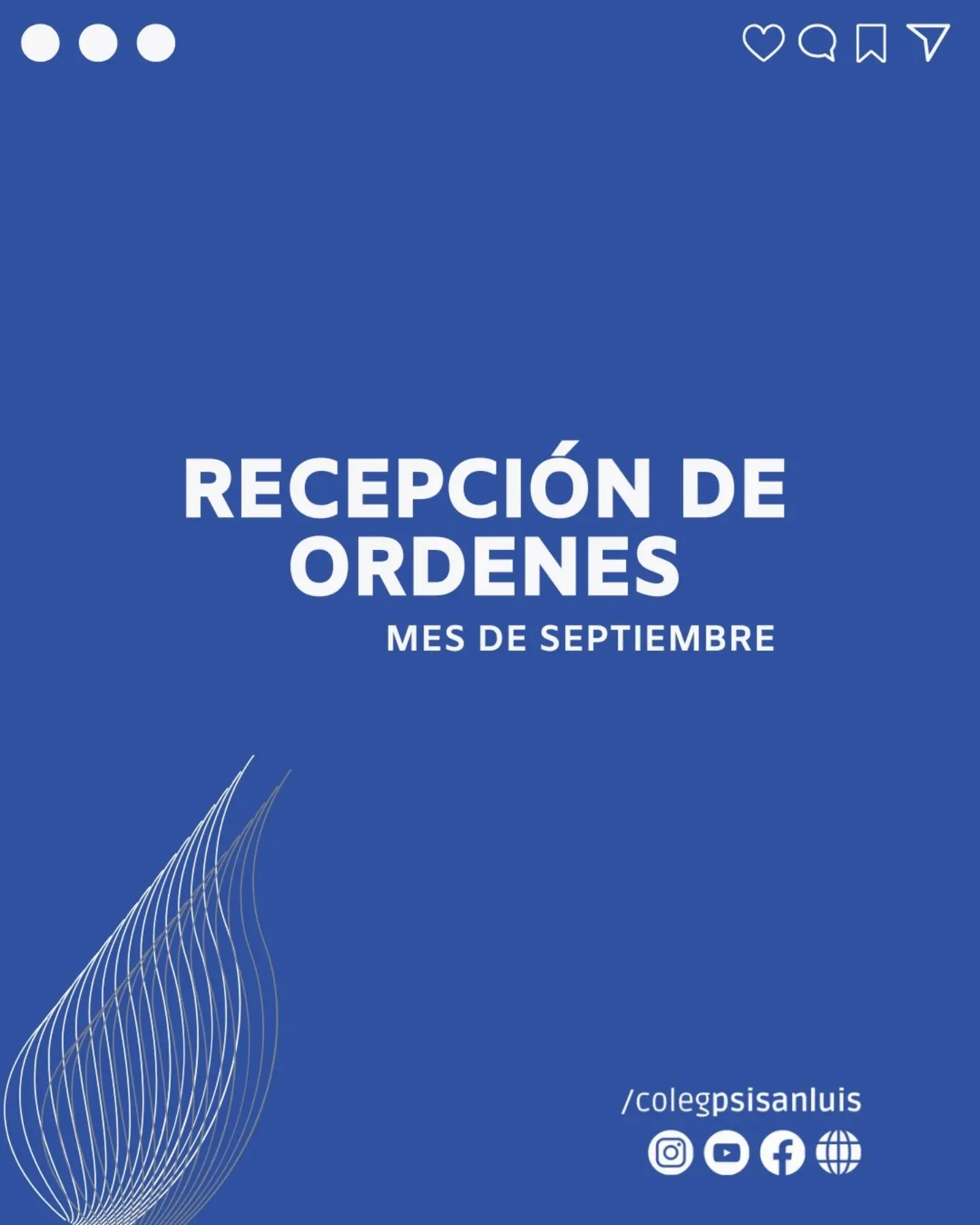 RECEPCIÓN DE ÓRDNES