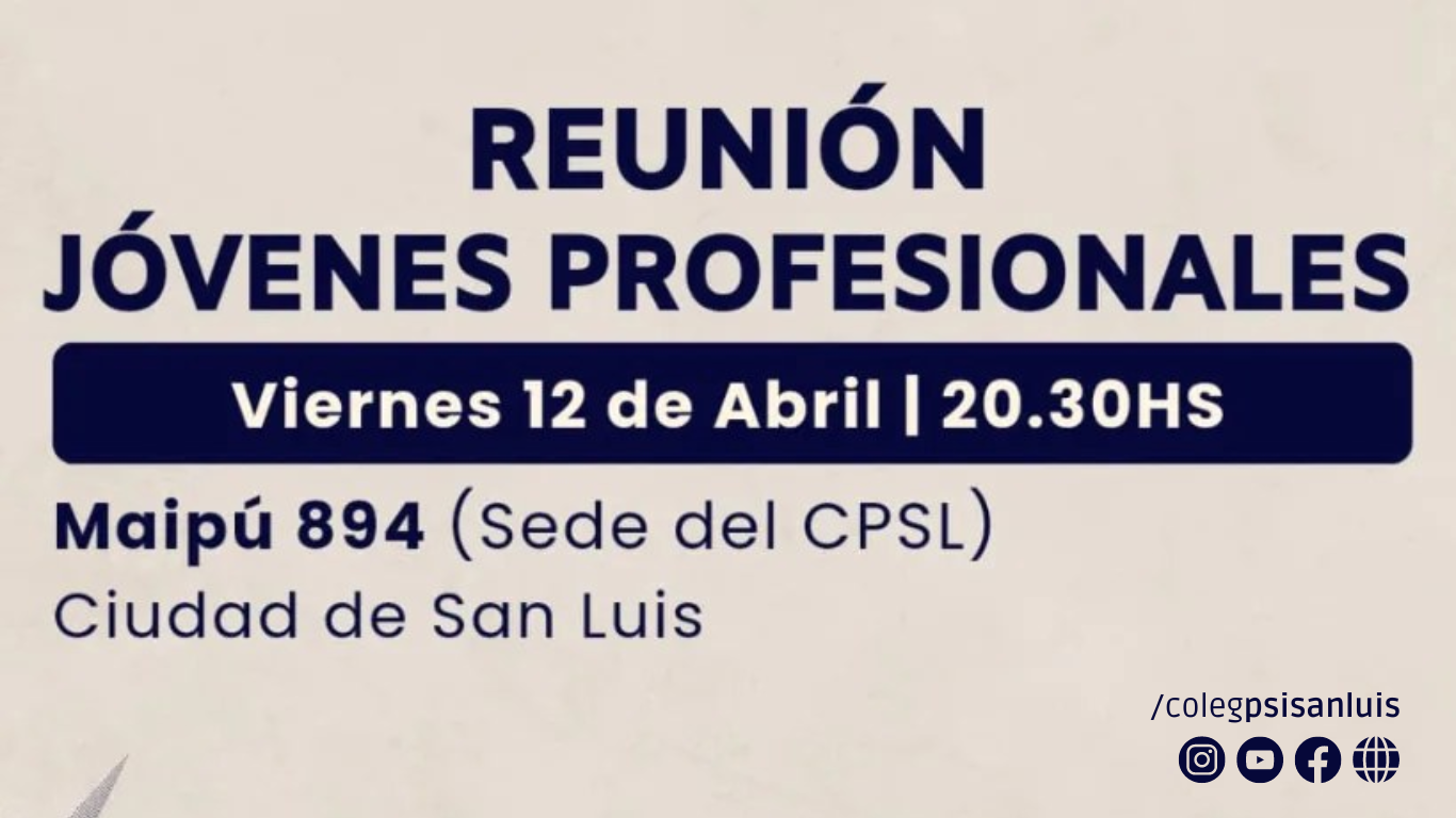 REUNIÓN CON JÓVENES PROFESIONALES